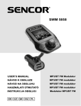 Sencor SWM 5858 Používateľská príručka