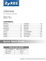 ZyXEL LTE7410 Stručná príručka spustenia