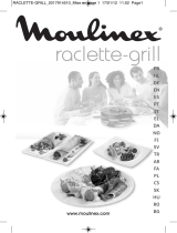 Moulinex RACLETTE CUBE GRIL Návod na obsluhu