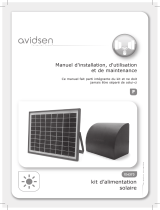 Castorama Kit d'alimentation solaire Avidsen 12 V pour motorisation Avidsen Používateľská príručka
