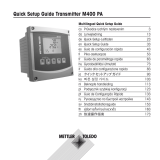 Mettler Toledo Transmitter M400 PA Návod na používanie