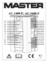 Master AC 1600 E Návod na obsluhu