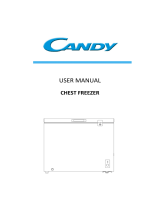Candy CMCH100BUK 98 Litre Chest Freezer Používateľská príručka