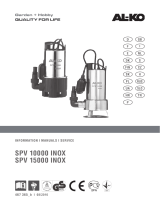 AL-KO Drainage Pump SPV 15000 Inox, 15,000 L / h Používateľská príručka