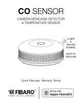 Fibaro Carbon Monoxide Detector Používateľská príručka