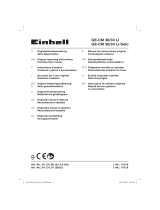 EINHELL GE-CM 36/34 Li (2 x 3,0Ah) Používateľská príručka