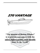 Boston Whaler 270 Vantage Návod na obsluhu