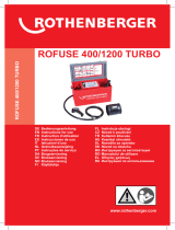 Rothenberger Electro-fusion welding unit ROFUSE TURBO 400 Používateľská príručka