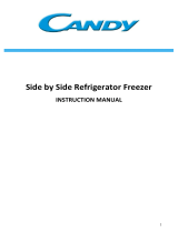 Candy CHSBSV5172XK American Fridge Freezer Používateľská príručka