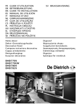 De Dietrich DHD770GW Návod na obsluhu