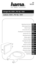 Hama PD/QC USB Type C Black (00183326) Používateľská príručka
