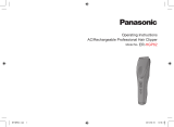 Panasonic ERHGP62 Návod na používanie