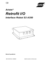 ESAB Retrofit I/O Interface Robot S3 A350 - Aristo® For ABB Používateľská príručka