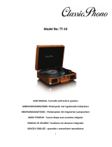 Lenco Classic Phono TT-10 Používateľská príručka