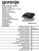 Gorenje SW-2027 Používateľská príručka