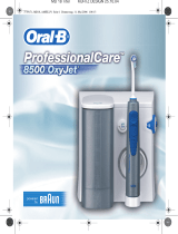 Braun MD18, 8500 Professional Care OxyJet Používateľská príručka