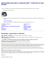 Dell V105 All In One Inkjet Printer Užívateľská príručka