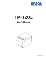 Epson TM-T20II Series Používateľská príručka