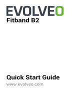 Evolveo fitband b2 Stručná príručka spustenia