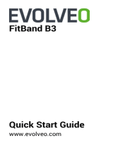 Evolveo fitband b3 Stručná príručka spustenia