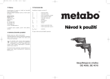 Metabo BE 4010 - Návod na používanie