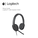 Logitech USB Headset H540 Používateľská príručka