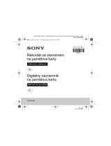 Sony ICD-LX30 Návod na používanie