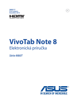 Asus VivoTab Note 8 (M80TA) Používateľská príručka