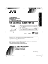 JVC KD-G322 Používateľská príručka