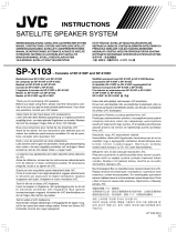 JVC SP-X103 Používateľská príručka