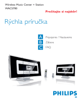 Philips WACS700 Používateľská príručka