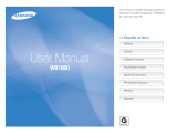 Samsung SAMSUNG WB1000 Používateľská príručka