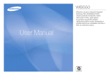 Samsung SAMSUNG WB550 Používateľská príručka
