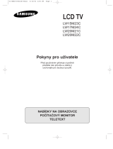 Samsung LW20M21C Používateľská príručka