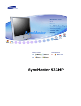 Samsung 931MP Používateľská príručka