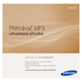 Samsung YP-P2JAB Používateľská príručka