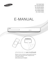 Samsung BD-F8500 Používateľská príručka