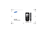Samsung SGH-D900 Používateľská príručka