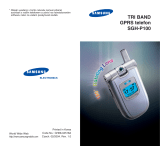 Samsung SGH-P100 Používateľská príručka