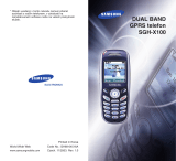 Samsung SGH-X100 Používateľská príručka