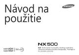 Samsung NX500 Používateľská príručka