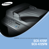 Samsung SCX-4725FN Používateľská príručka