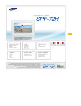 Samsung SPF-72H Užívateľská príručka
