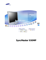 Samsung 930MP Užívateľská príručka
