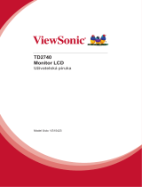 ViewSonic TD2740 Užívateľská príručka