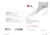 LG LGT500.AVIPBK Používateľská príručka
