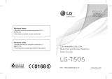LG LGT505.ANLDWA Používateľská príručka