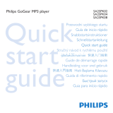 Philips SA2 SA2SPK04K/02 Stručná príručka spustenia