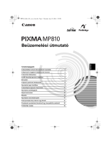 Canon PIXMA MP810 Používateľská príručka