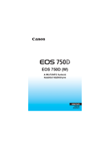 Canon EOS 750D Používateľská príručka
